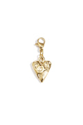 Sieraden bedel gestructureerd hart DIY