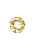 Broche haarspeld cirkel organische structuur