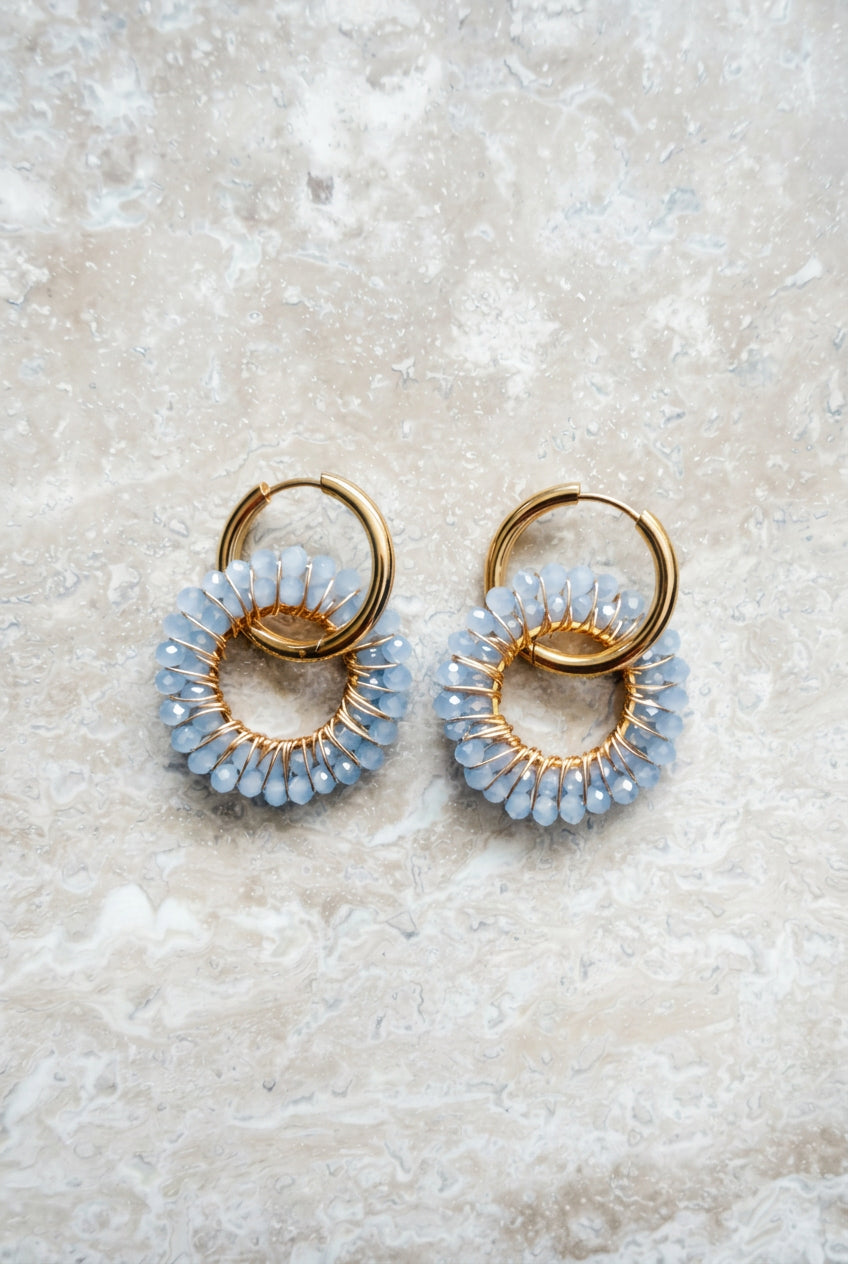 Bloom Circle – Earrings – Stainless Steel