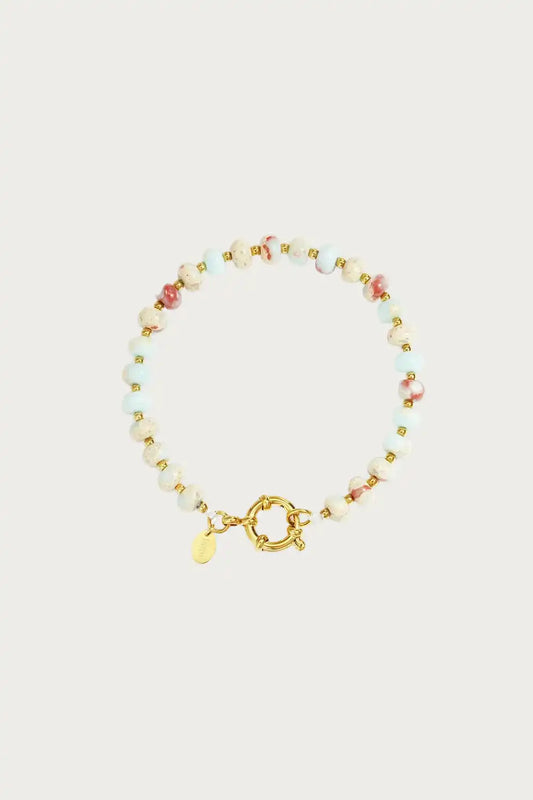 Clarisa - Bracelet - Natural Stone - Light Pink