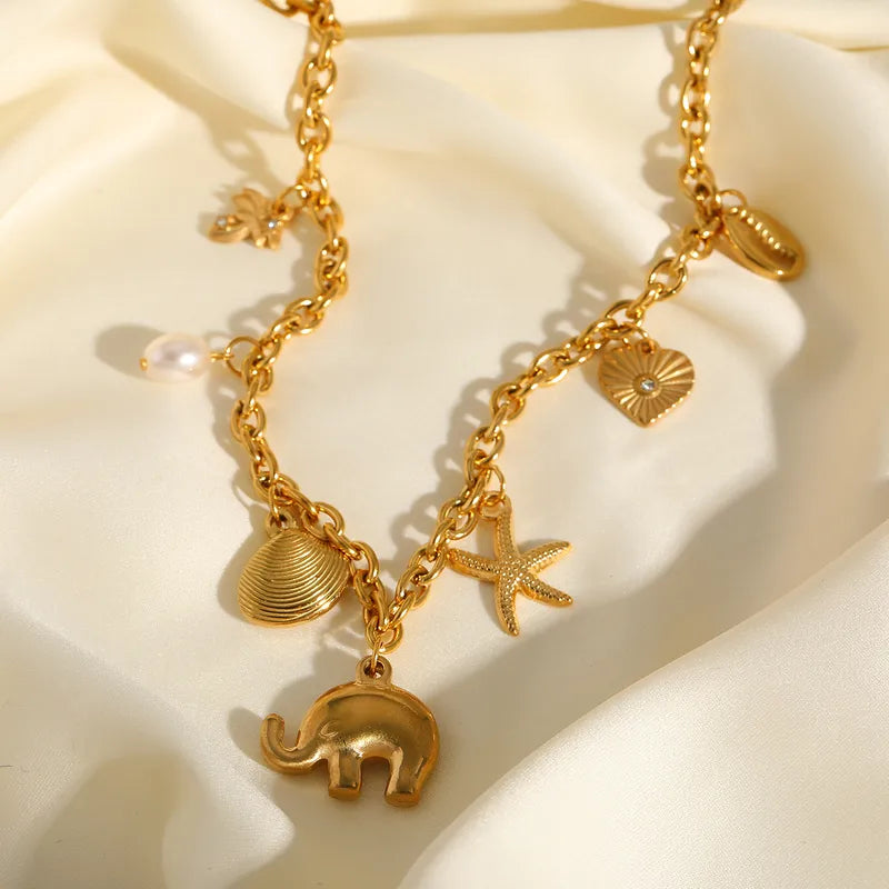 Elephant - Ketting - Stainless Steel