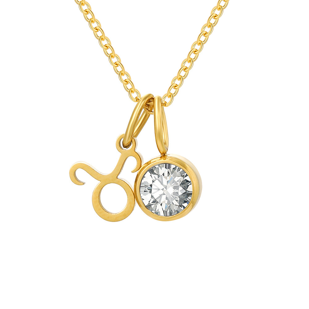 Geboortesteen Ketting met Sterrenbeeld Hanger