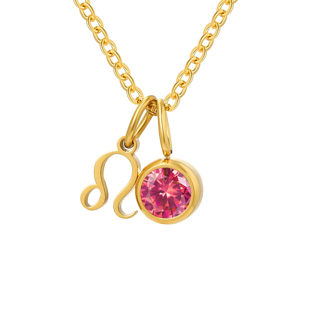 Geboortesteen Ketting met Sterrenbeeld Hanger