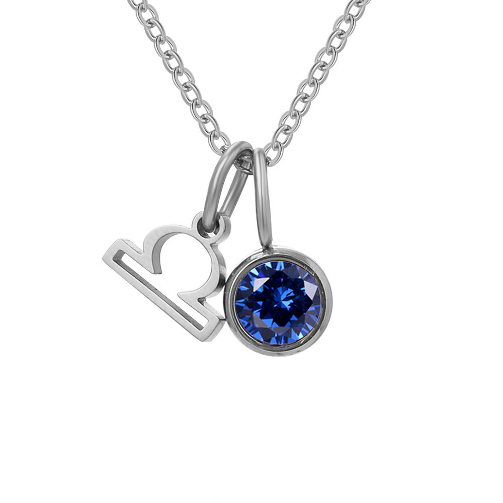 Geboortesteen Ketting met Sterrenbeeld Hanger