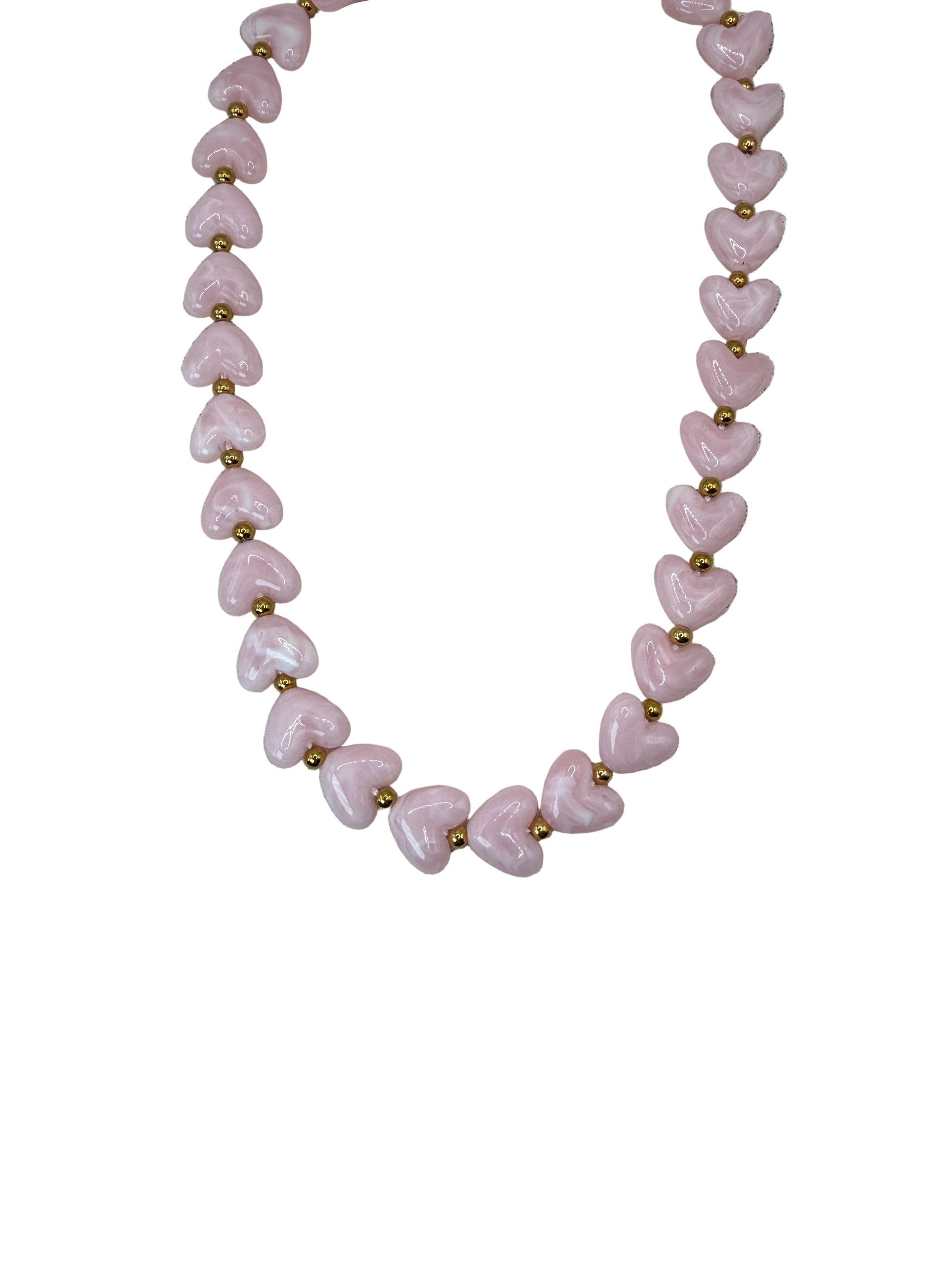 Milena-HartjesKetting-Roze-StainlessSteel