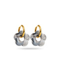 Rosy - Earrings - Grey/White