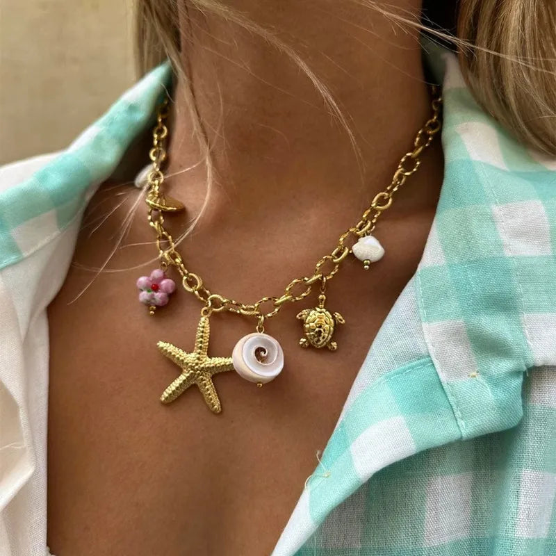 Seastarr - Necklace - Stainless Steel