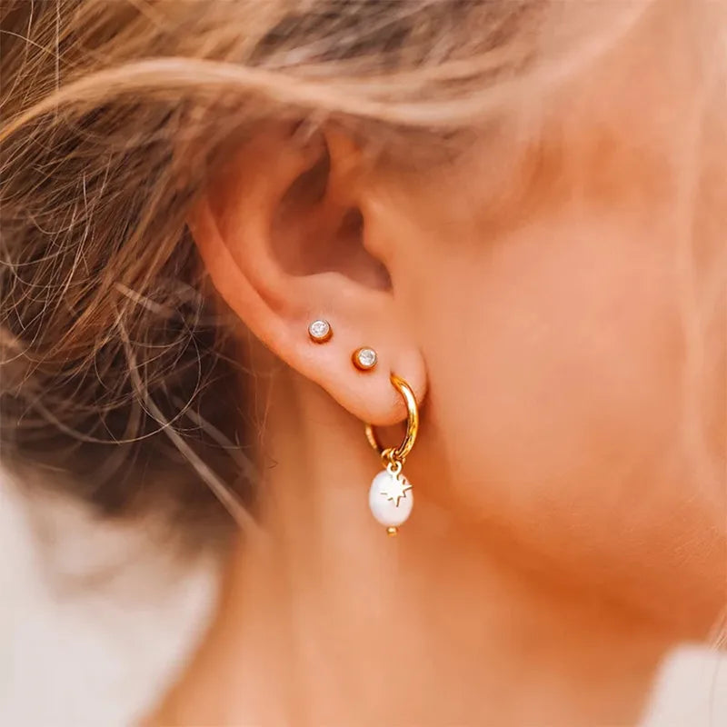 C-Shape Earrings - Stainless Steel