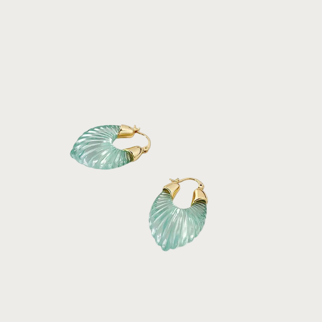 Tamara - Earrings - Stainless Steel - Green