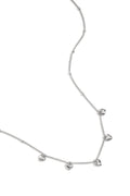 Minimalistische ketting met kleine hartjes