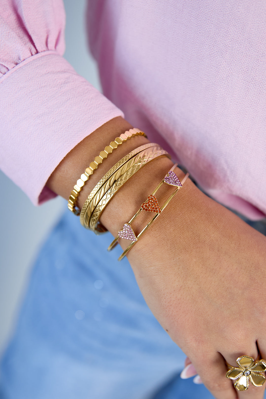 slavenarmband zeshoekjes