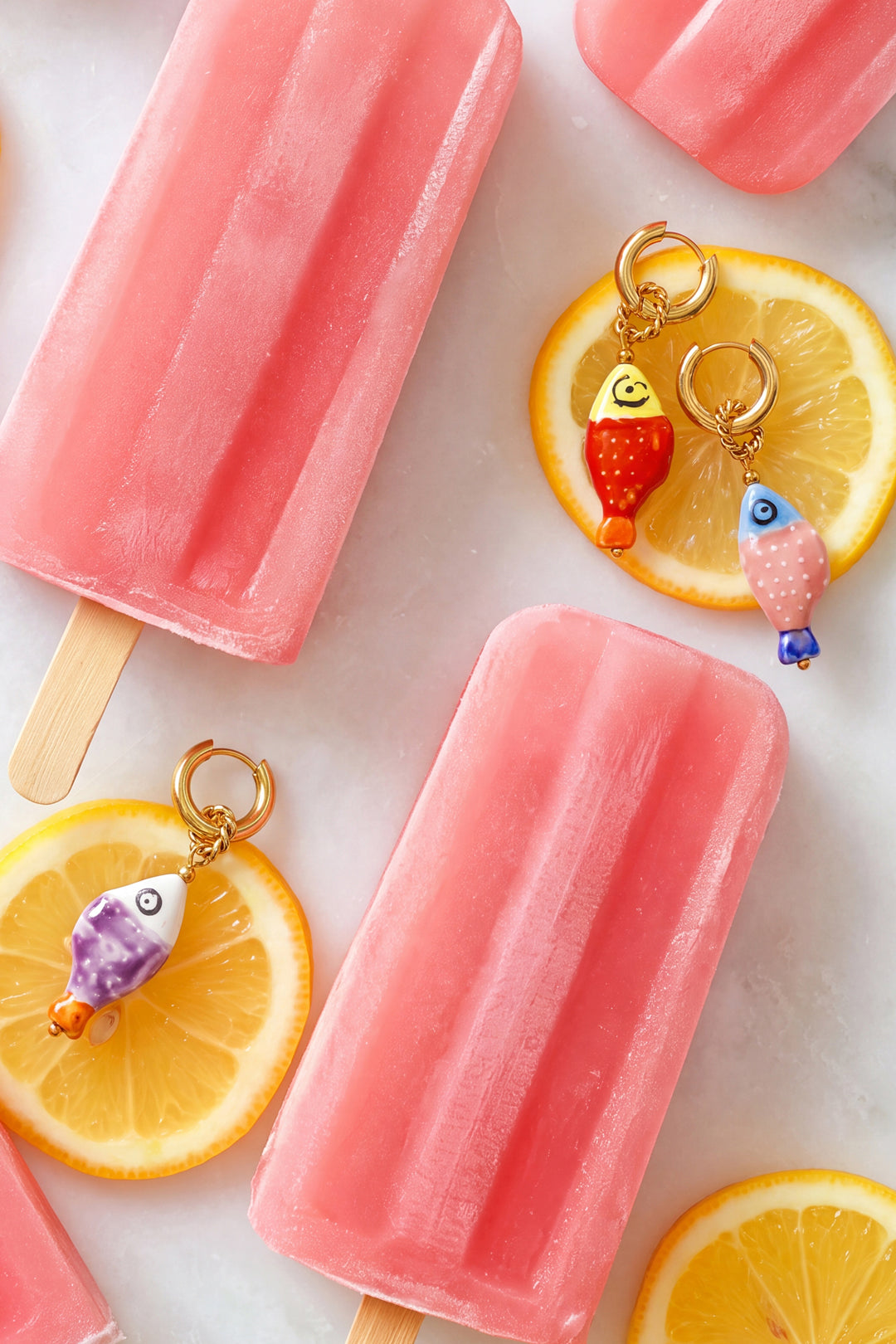 Charming Ceramic Bead Earrings for Spring/Summer