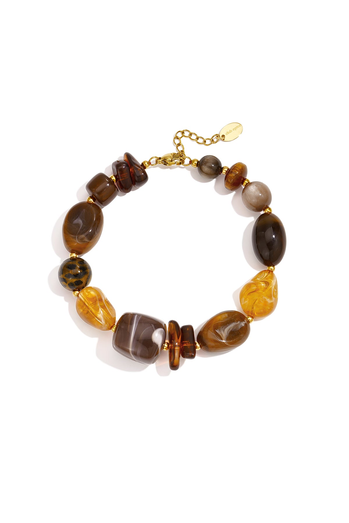 Armbanden van harskralen met onregelmatige vorm, casual, dagelijks gebruik, eenvoudige serie, damessieraden
