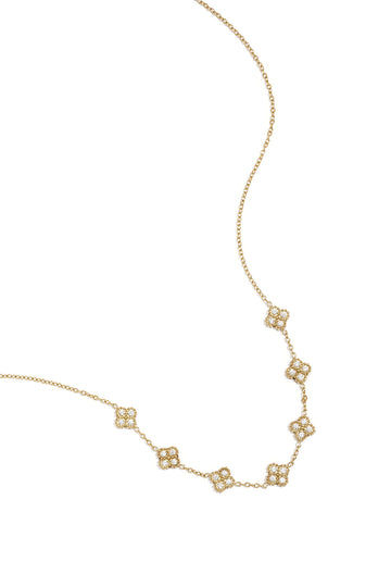 Klaver - Ketting - Stainless Steel