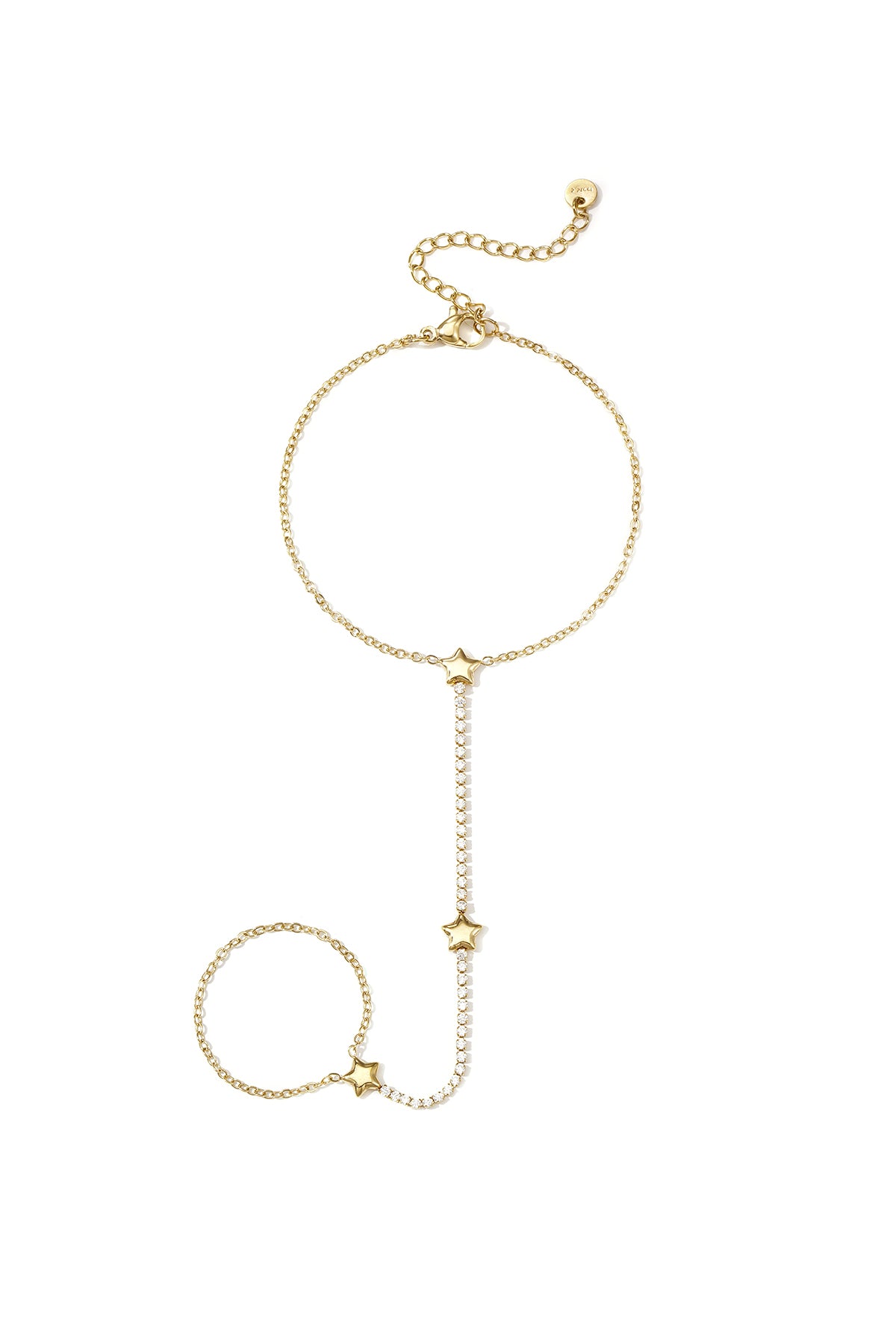Handchain tennis-style met sterretjes