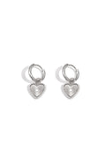 Elegant Heart-Shaped Drop Earrings for Daily Wear
