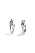 Stylish Stainless Steel Hoop Earrings for Women