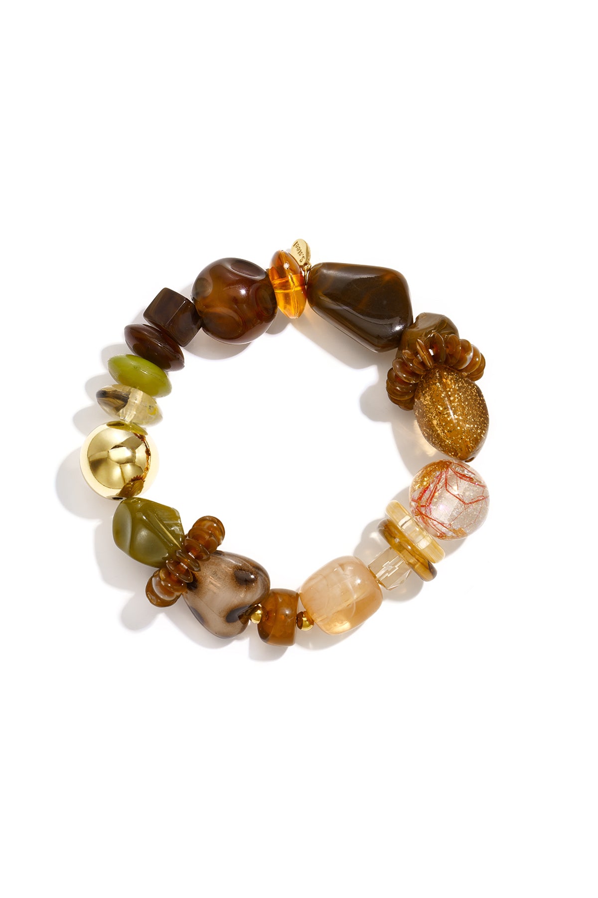 Acryl kralenarmbanden met onregelmatige vorm, eenvoudige dagelijkse collectie, damessieraden