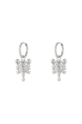 Elegant Drop Earrings for Women - Silver & Gold