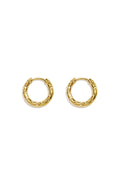 Elegant Stainless Steel Hoop Earrings - Silver & Gold