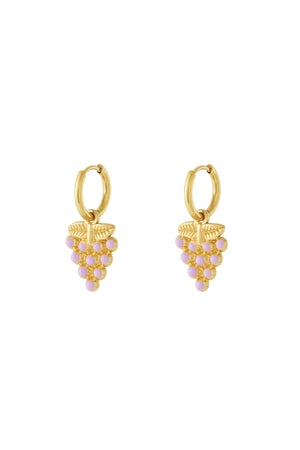 Elegant Gold Color Drop Earrings for Spring/Summer