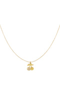 Glitter kersen ketting