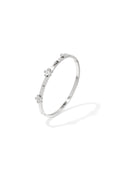 Bangle met bloemdetails