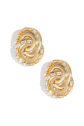IJzeren oorbellen onregelmatige vorm Elegante kerst Luxe serie Dames sieraden