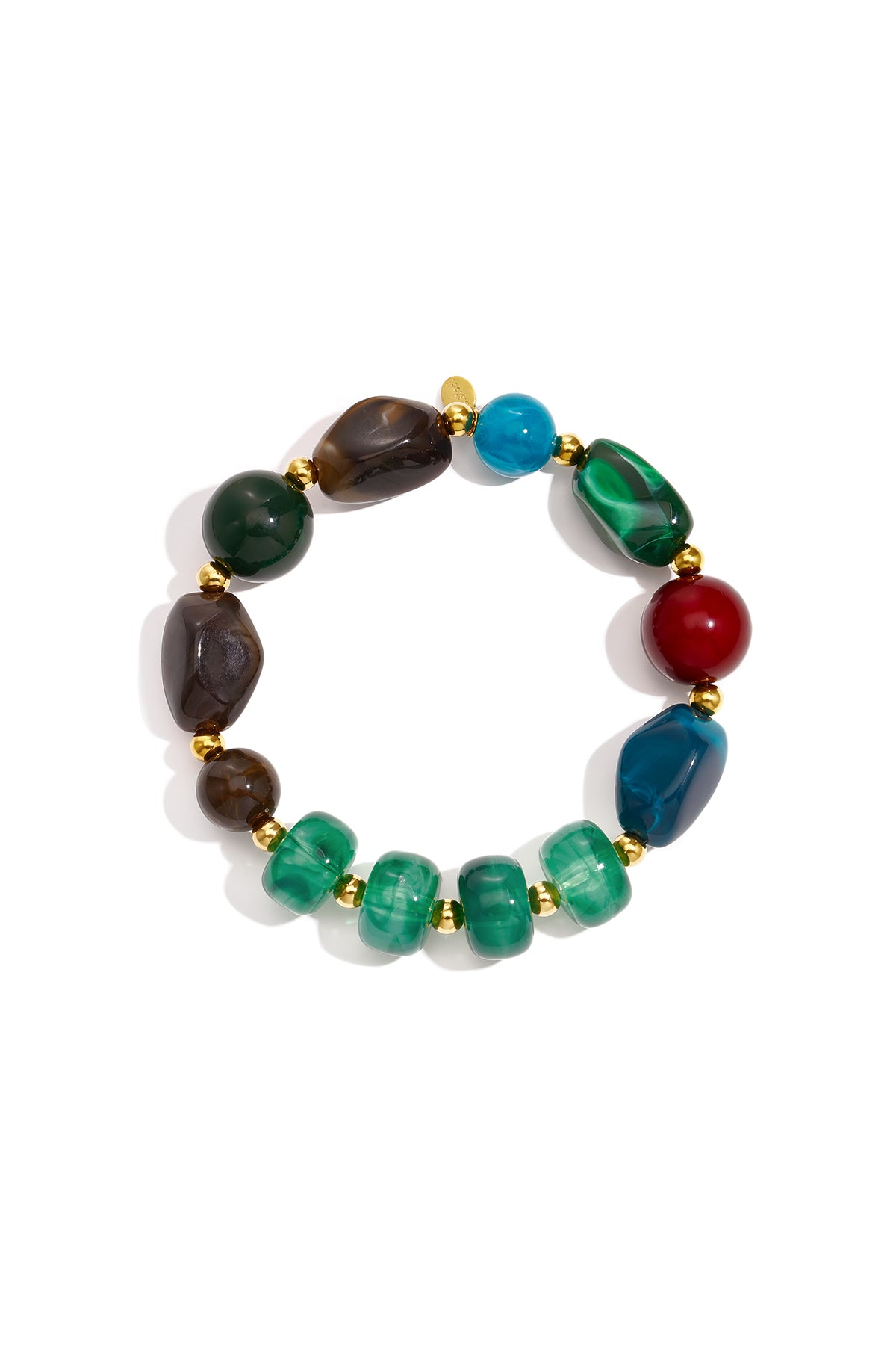 Acryl kralenarmbanden met onregelmatige vorm, eenvoudige dagelijkse collectie, damessieraden
