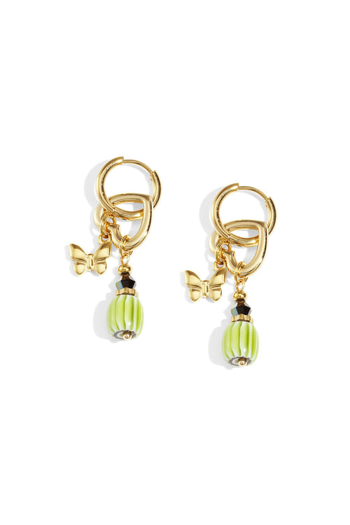 Butterfly Happy Charm oorbellen