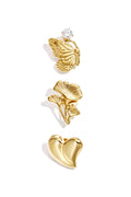 Broches van roestvrij staal met vlindermotief, eenvoudige dagelijkse sieraden uit de Simple-serie voor dames.