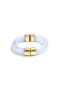 Chunky bangle met gouden details