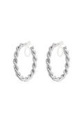 Luxe hoop clip oorbellen