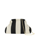 Gestreepte strandclutch