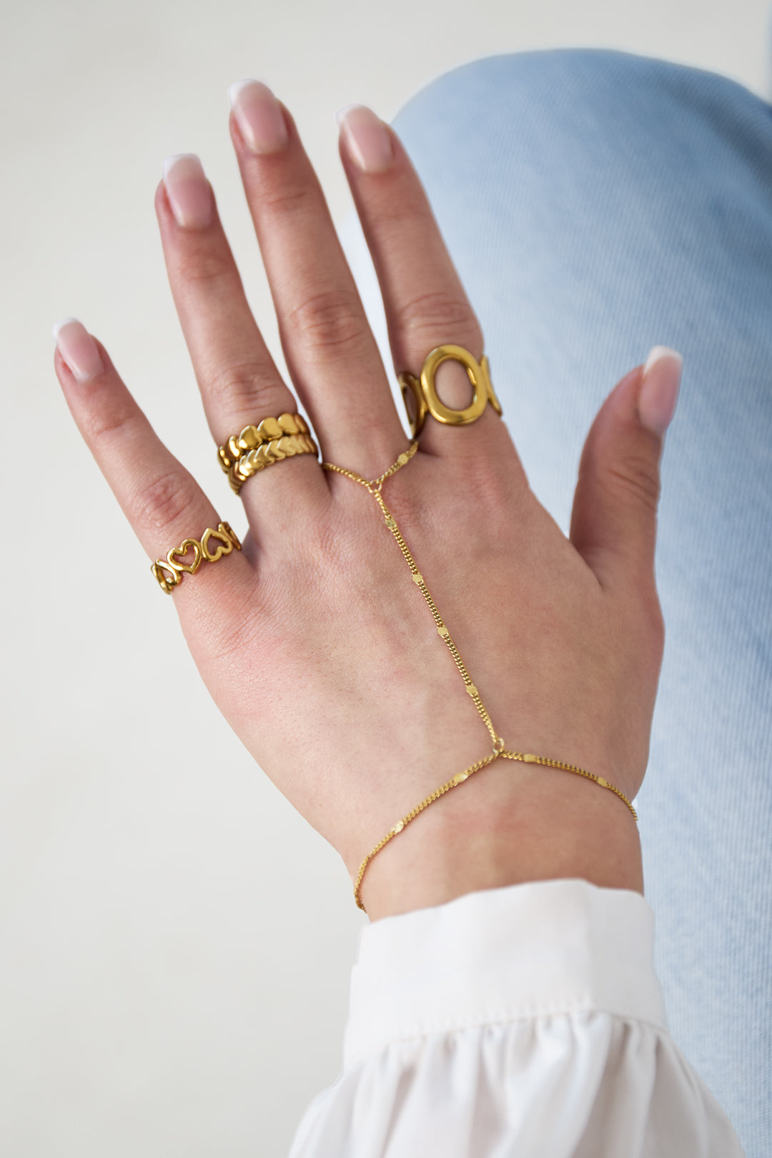 Handchain met patroon