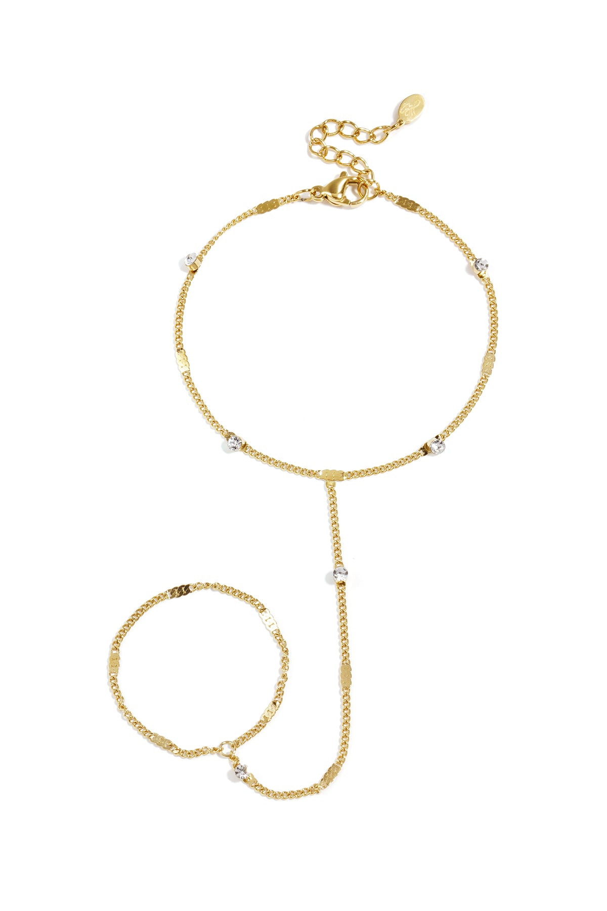 Handchain met steentjes