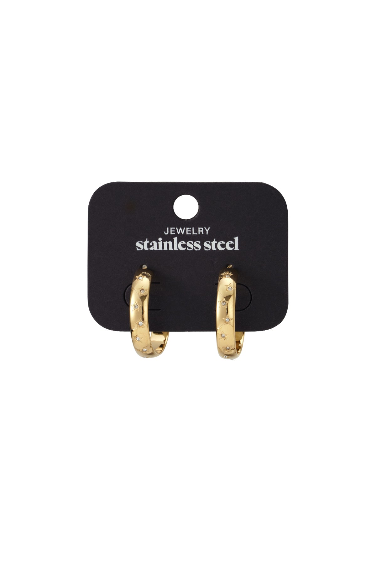Trendy Star Hoops oorbellen