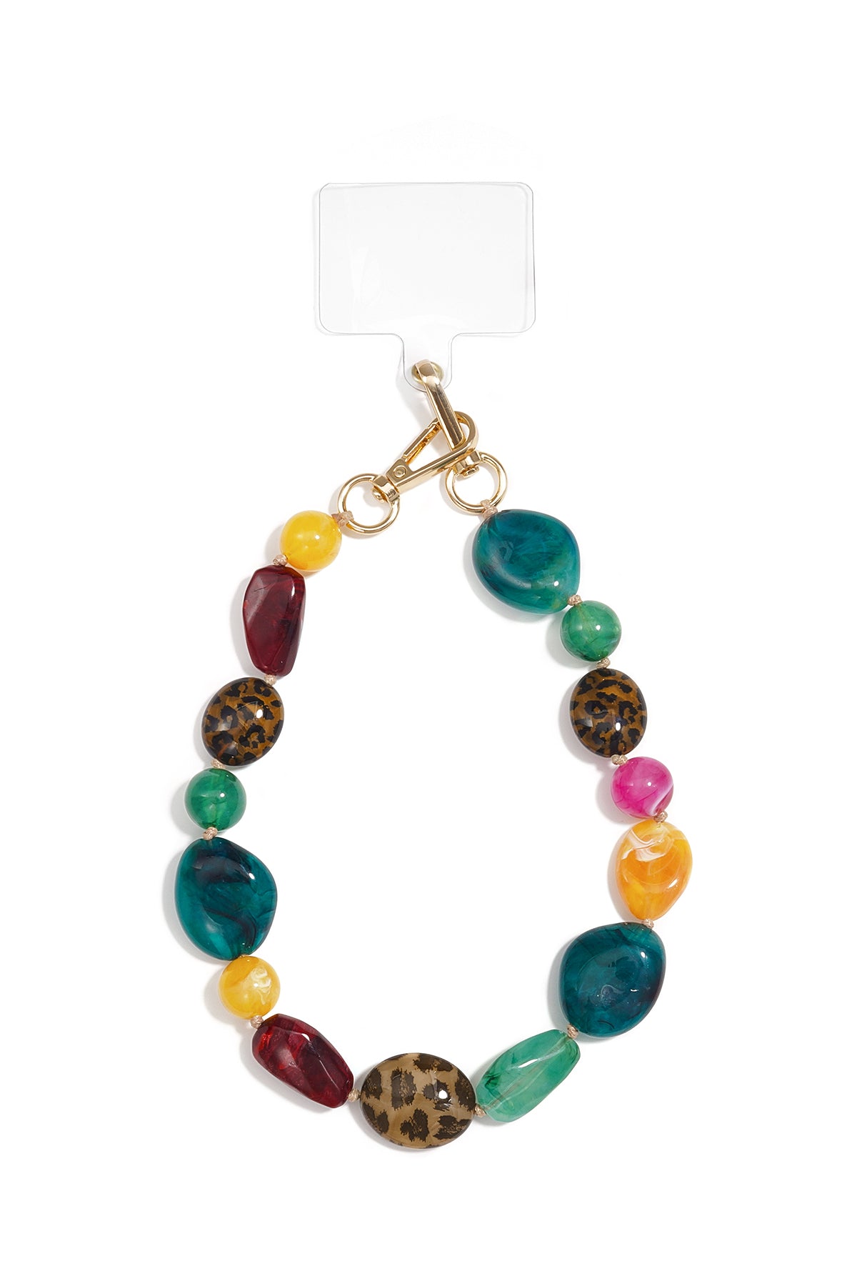 Telefoonketting met kralen, eenvoudige acryl accessoires voor dagelijks gebruik