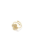 14K vergulde roestvrijstalen minimalistische ringen Clover Simple Daily Simple Series dames sieraden