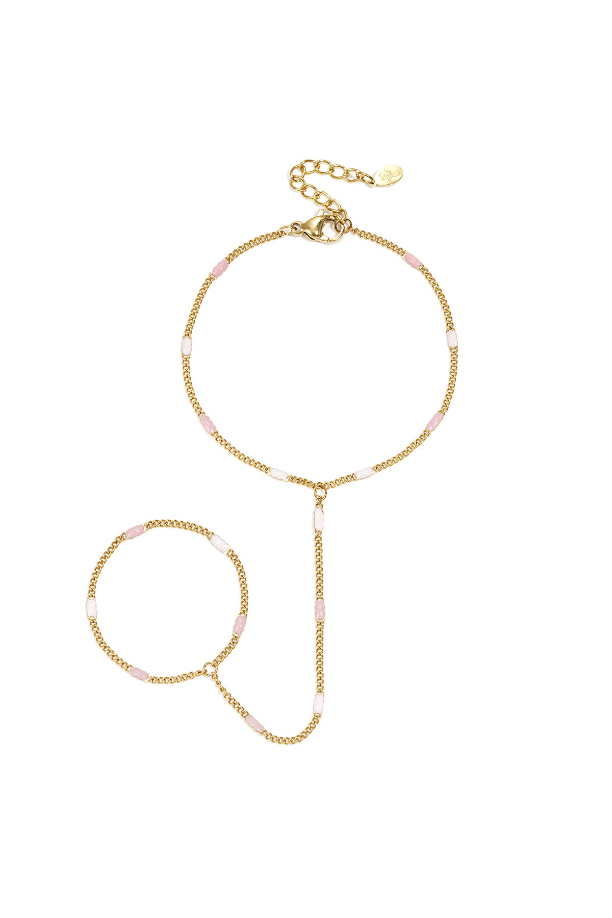 Handchain met streepjes patroon