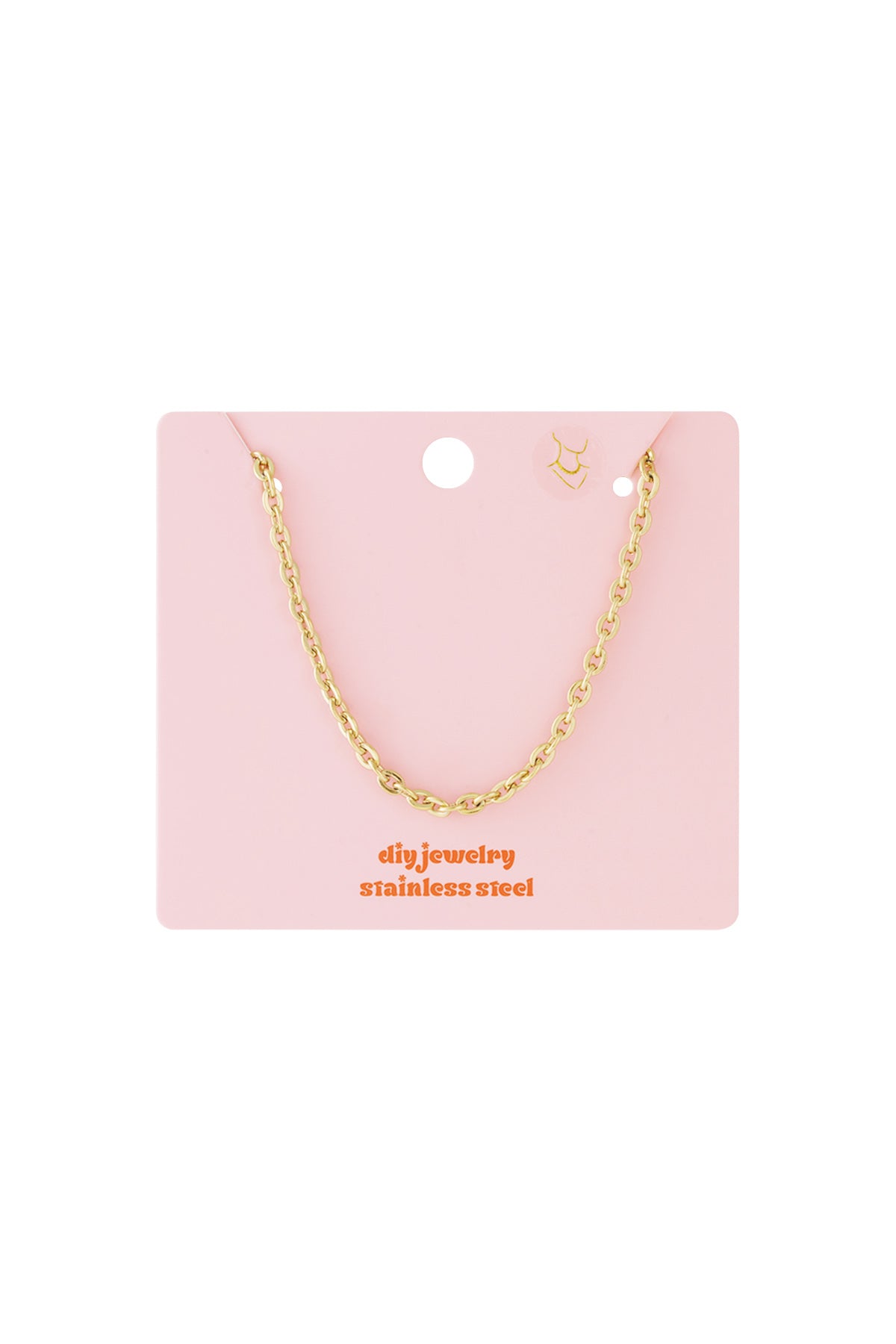 Roestvrijstalen kettingen Ketting DIY Dagelijkse eenvoudige serie Dames sieraden
