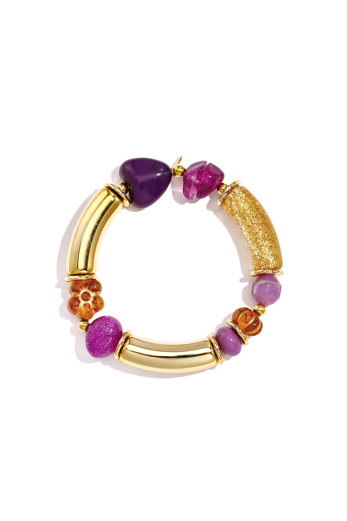 Acryl kralenarmbanden met onregelmatige vorm, eenvoudige dagelijkse collectie, damessieraden