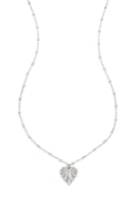 Elegant Heart Pendant Necklace for Women - Silver & Gold