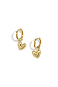 Elegant Heart-Shaped Drop Earrings for Everyday Glam