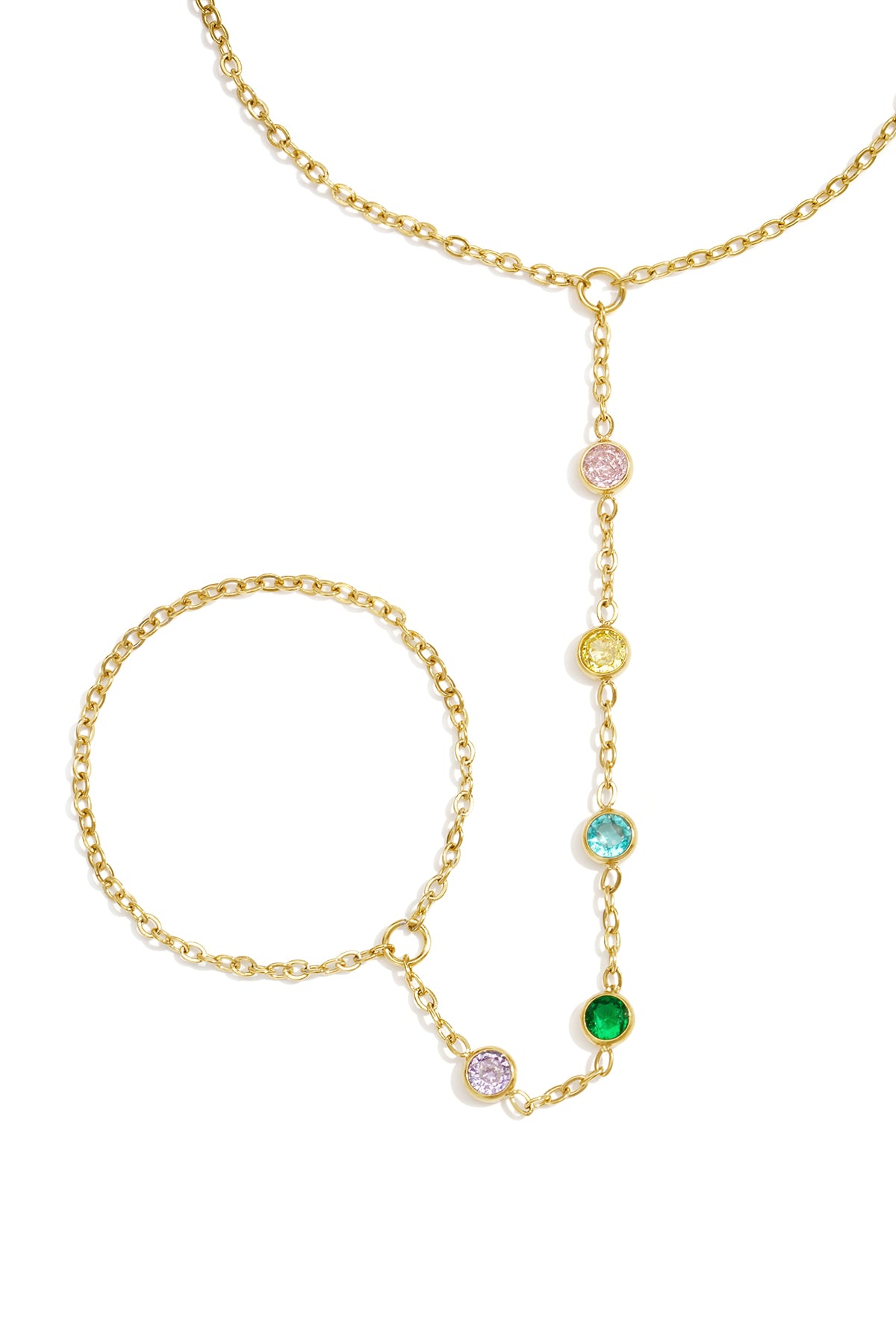 Handketting van roestvrij staal, cirkelvormig, eenvoudig, dagelijks gebruik, eenvoudige serie, damessieraden