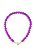 Ketting met kralen en frontsluiting-12mm