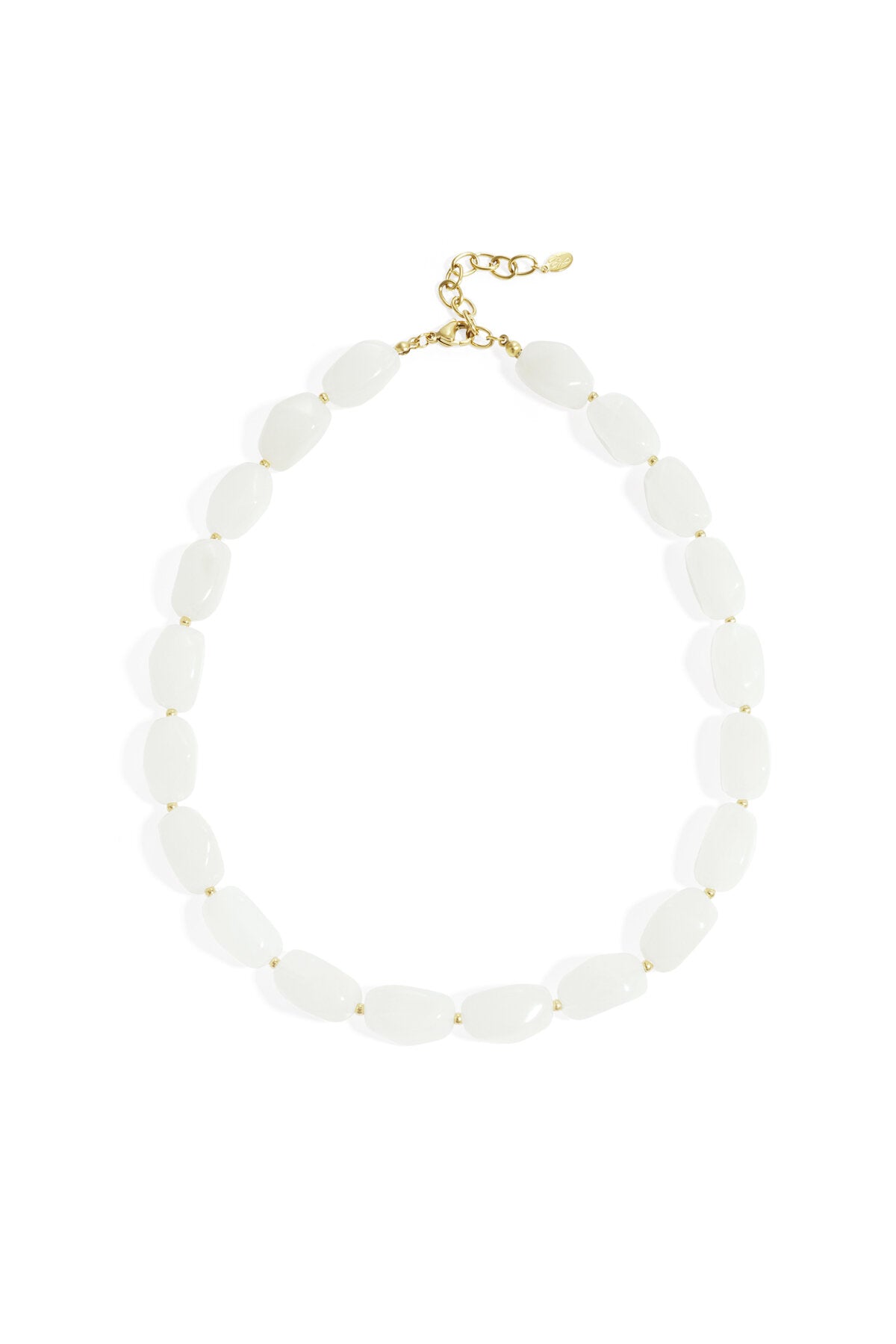 Ketting met organische kralen