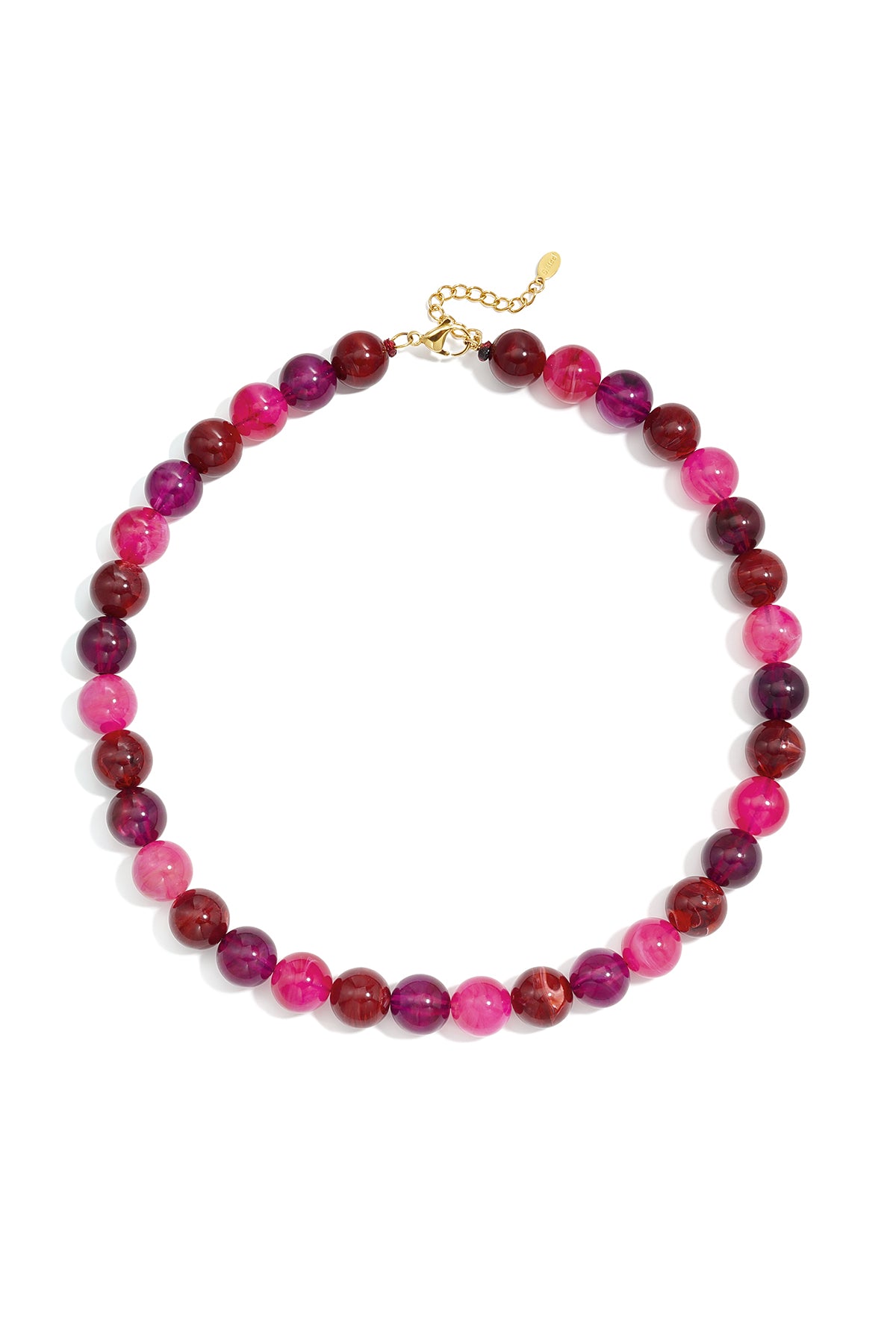 Acryl kralenkettingen, ronde, casual, dagelijkse, eenvoudige serie, dames sieraden