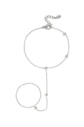 Handchain met asymmetrische steentjes