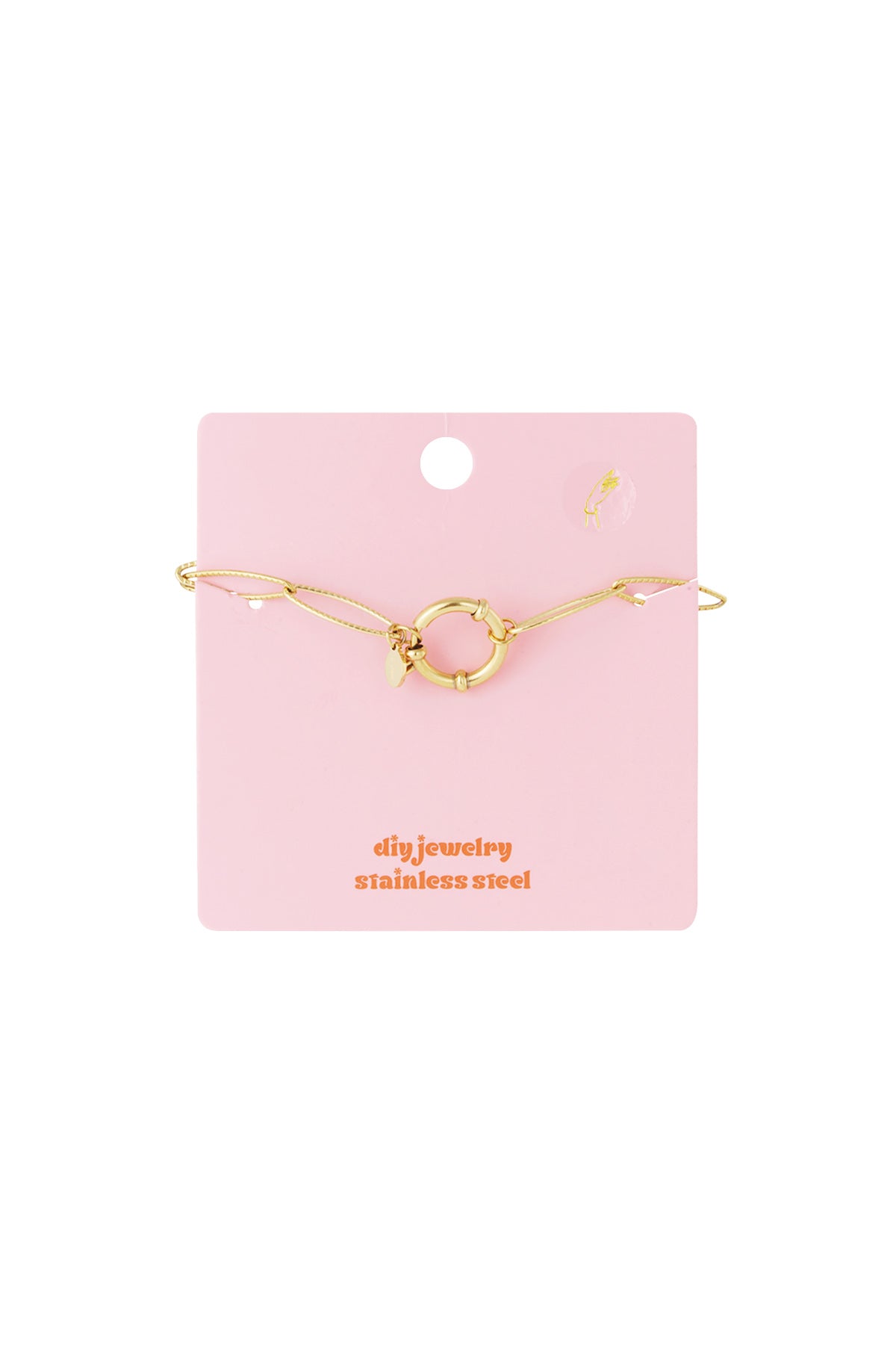 Roestvrijstalen kettingarmbanden Ketting DIY Dagelijkse eenvoudige serie Damessieraden